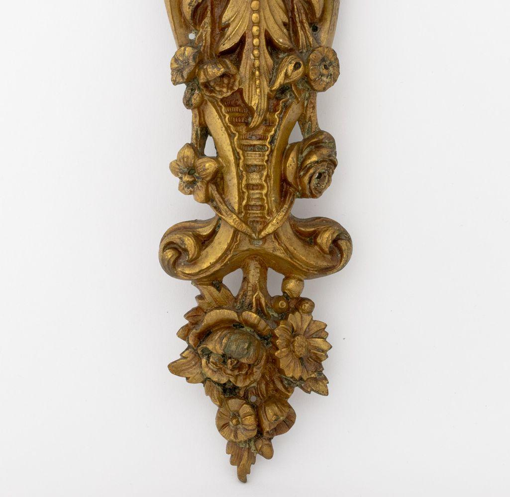 Ormolu Bronze Neoclassical Figural Mounts, Pair For Sale 1