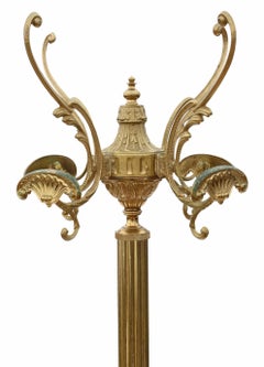 Ormolu 'Gold Finish On Brass' Coat or Hat Stand, Mid-20th Century