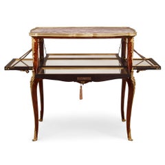 Ormolu, Kingwood, Bois Satine and Parquetry Side Table by François Linke