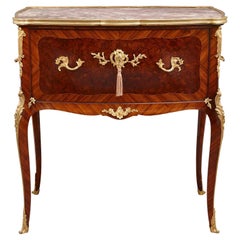 Antique Ormolu, Kingwood, Bois Satine and Parquetry Side Table by François Linke