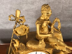 Ormolu Mantel Clock, Belgium, circa 1810-1820