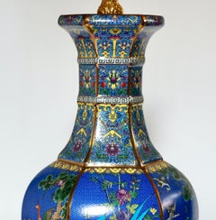 Ormolu Mount Famille Verte Porcelain Lamps