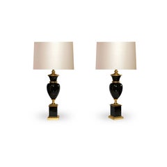 Ormolu Mounted Rock Crystal Lamps