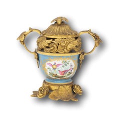 Ormolu Mounted Sevres Style Pot Pourri 19th Century