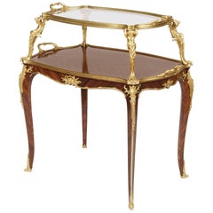 Ormolu-Mounted Tray Table in the Louis XV Style by François Linke