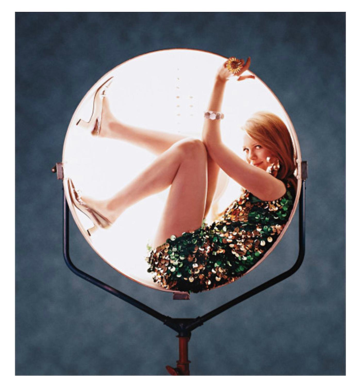 Ormond Gigli Portrait Photograph - Girl in the Light, Contemporary Color Fashion Photography 1960s