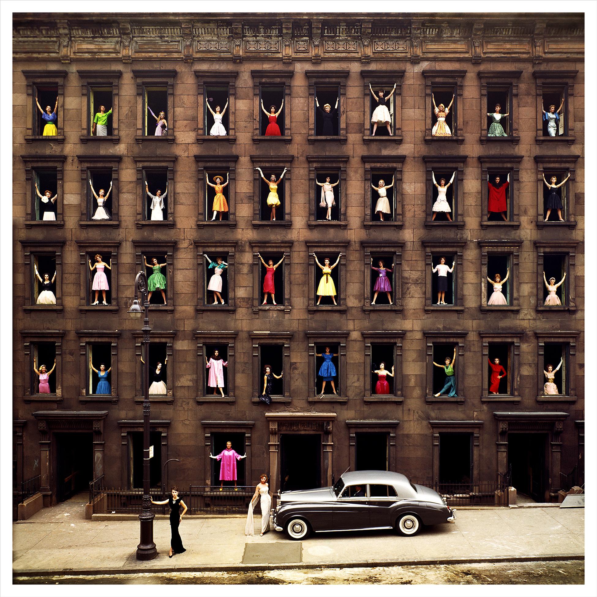 Ormond Gigli Color Photograph - Girls in the Windows, New York
