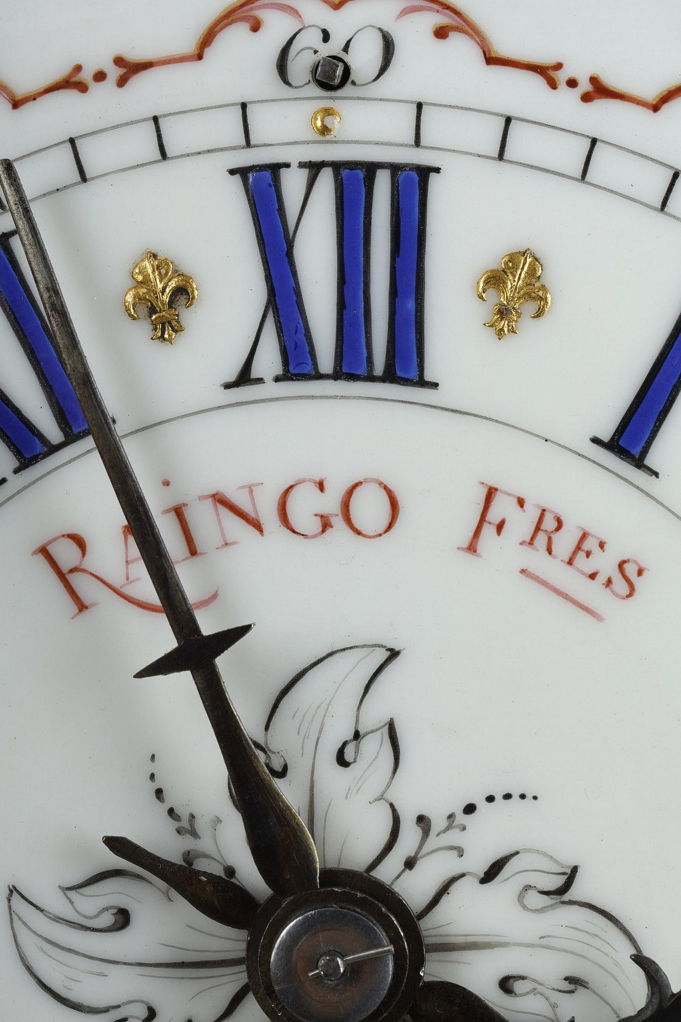Ormulu and Chased Bronze Rocaille Clock, Raingo & Frères 3