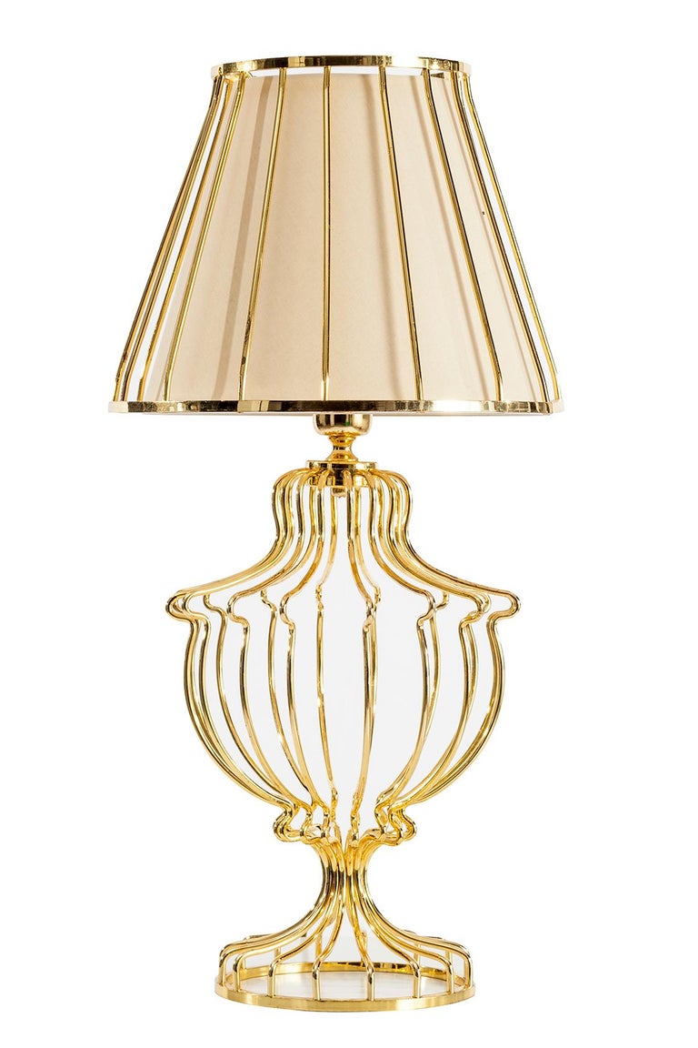 Orna Lamp, Victorian Style Metal Table Lamp For Sale at 1stDibs