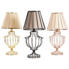 Orna Lamp, Victorian Style Metal Table Lamp