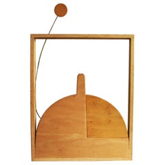 Ornament Sculpture in Wood by Loft, Italy, 1970s
