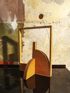 Ornament Sculpture in Wood by Loft, Italy, 1970s