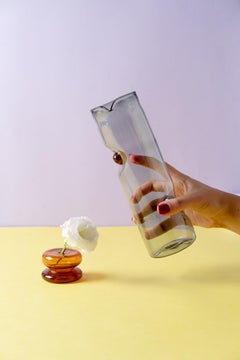 Ornamental by Lameice Abu Aker Mouth-Blown Jug "Eye Candy"