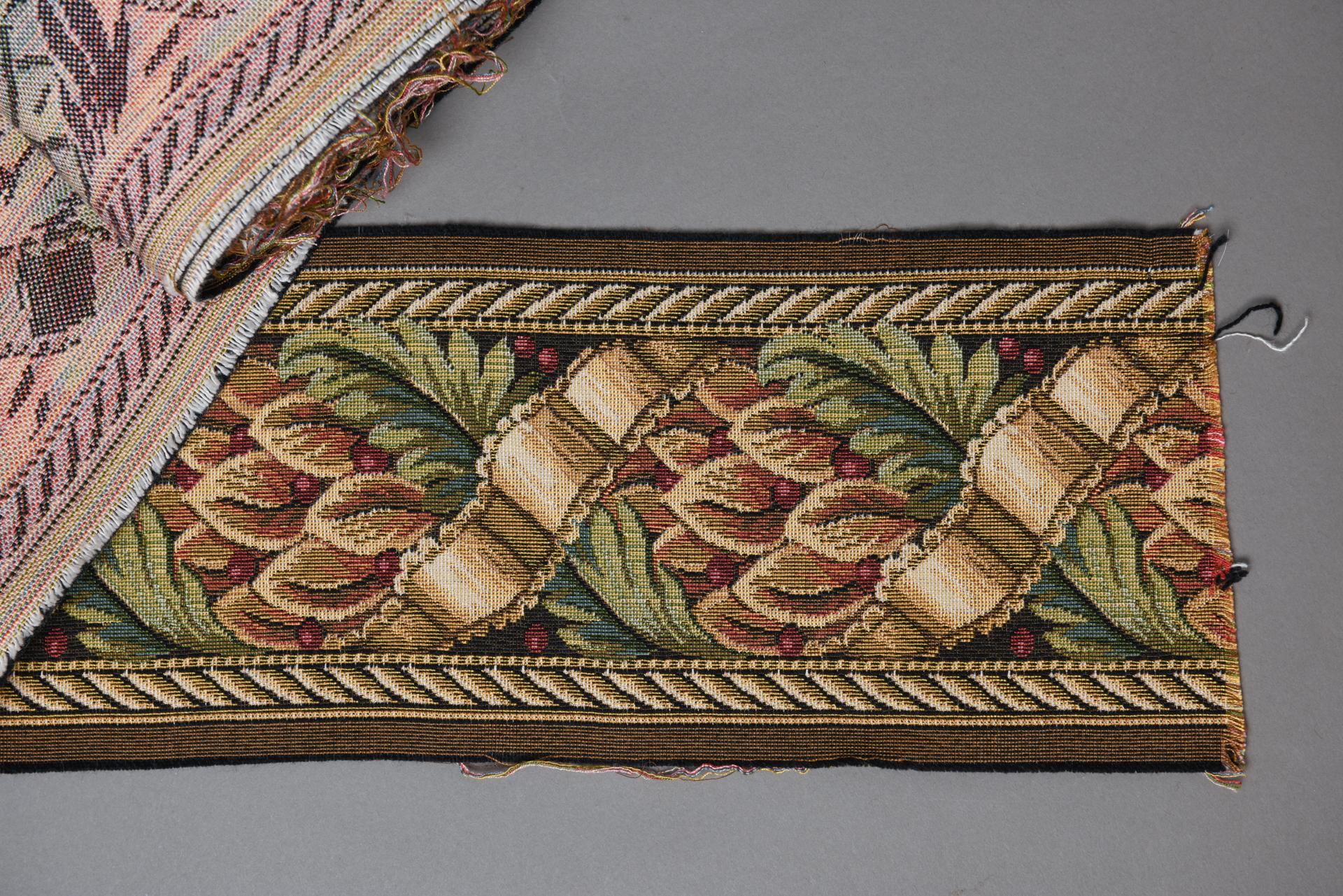 XX secolo Ornamental Fabric Border in vendita