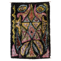 'Ornaments', Knotted Rya Rug by Jean Cocteau & Mediterranean Inds