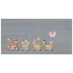 Ornami Children Games Animals Vinyl Wallpaper Made in Italy Digital Printing