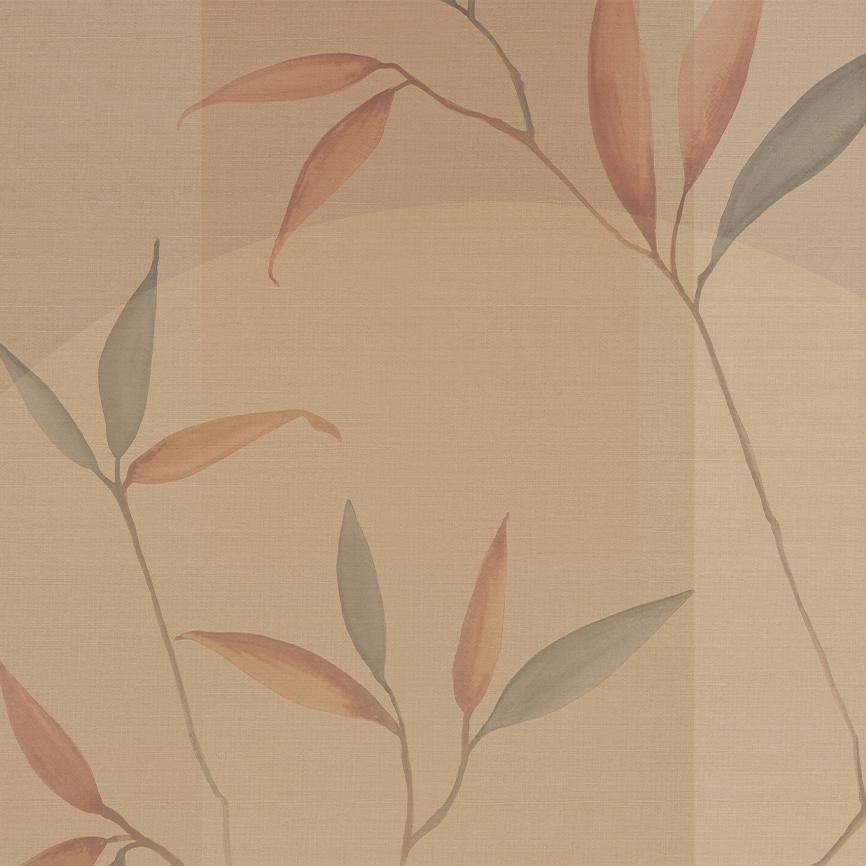 Modern Ornami Japonisme Tradition Nature Vinyl Wallpaper Made in Italy Digital Printing For Sale