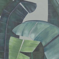 Papier peint en vinyle vert « Jungle Palms » de la nature Ornami, fabriqué en Italie Impression numérique