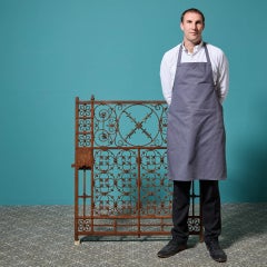 Ornate 19th Century English Cast Iron Gate