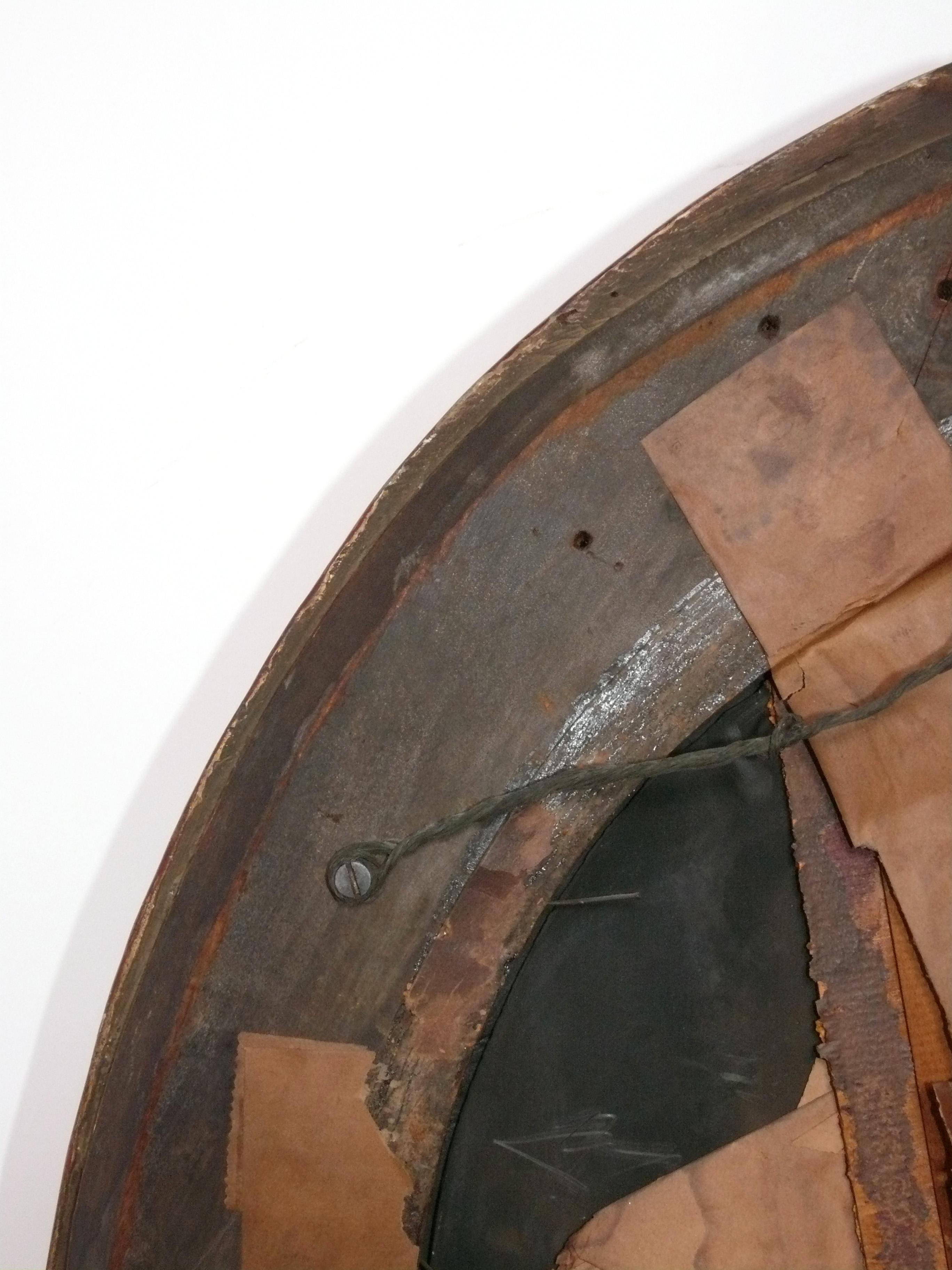 Miroir doré orné du 19ème siècle avec une merveilleuse patine 37