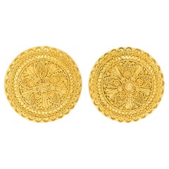 Ornate 22k Earrings
