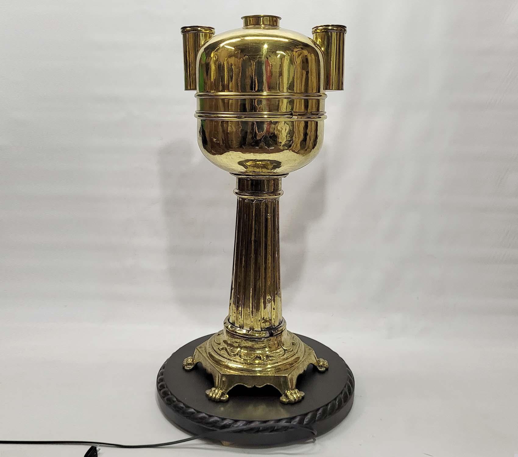 Verschnörkelter amerikanischer Yacht Binnacle, um 1900 im Angebot 5