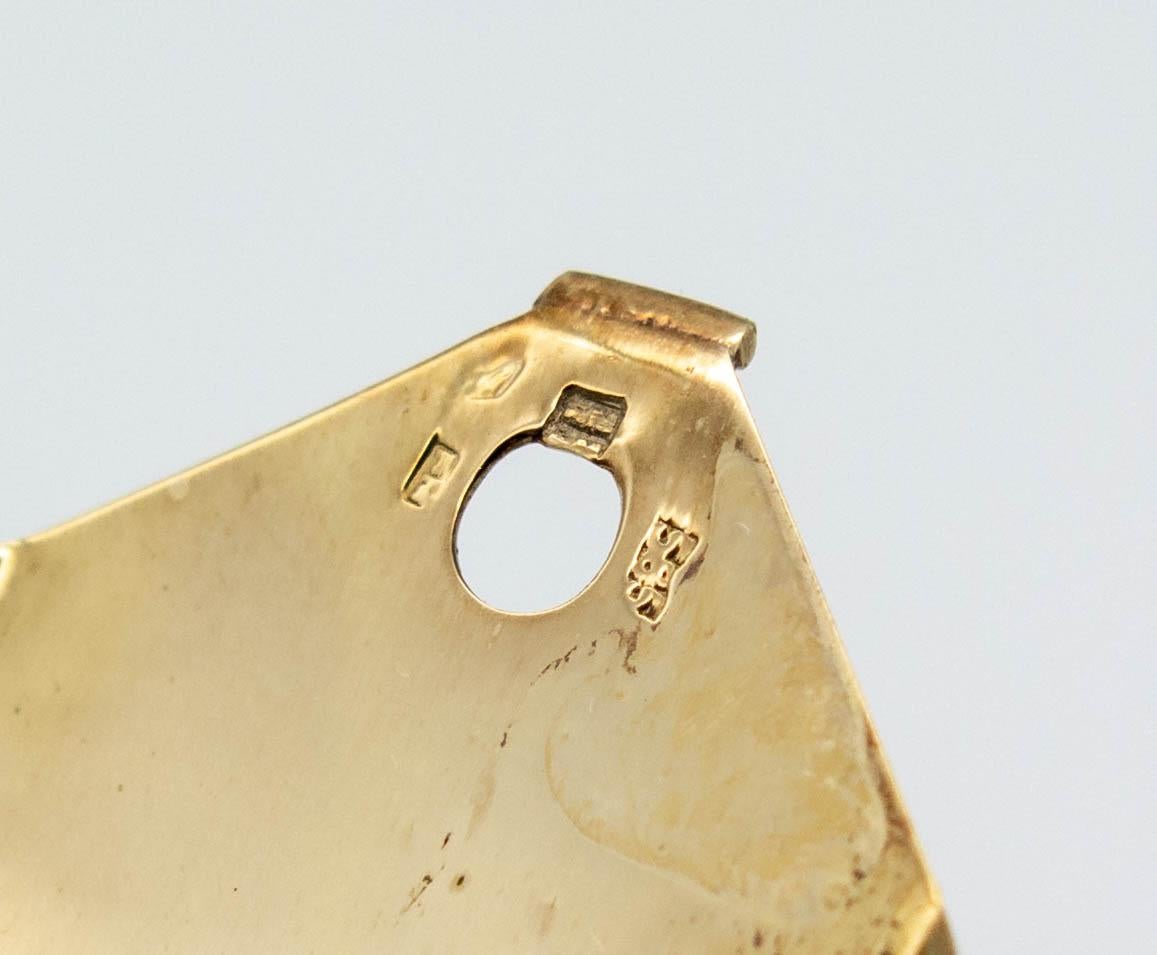 Women's or Men's Ornate Antique Engraved Gold Pendant Box