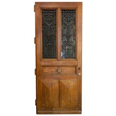Ornate Antique Oak Door