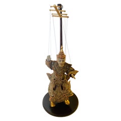 Ornate Asian Marionette Mobile Puppet Sculpture