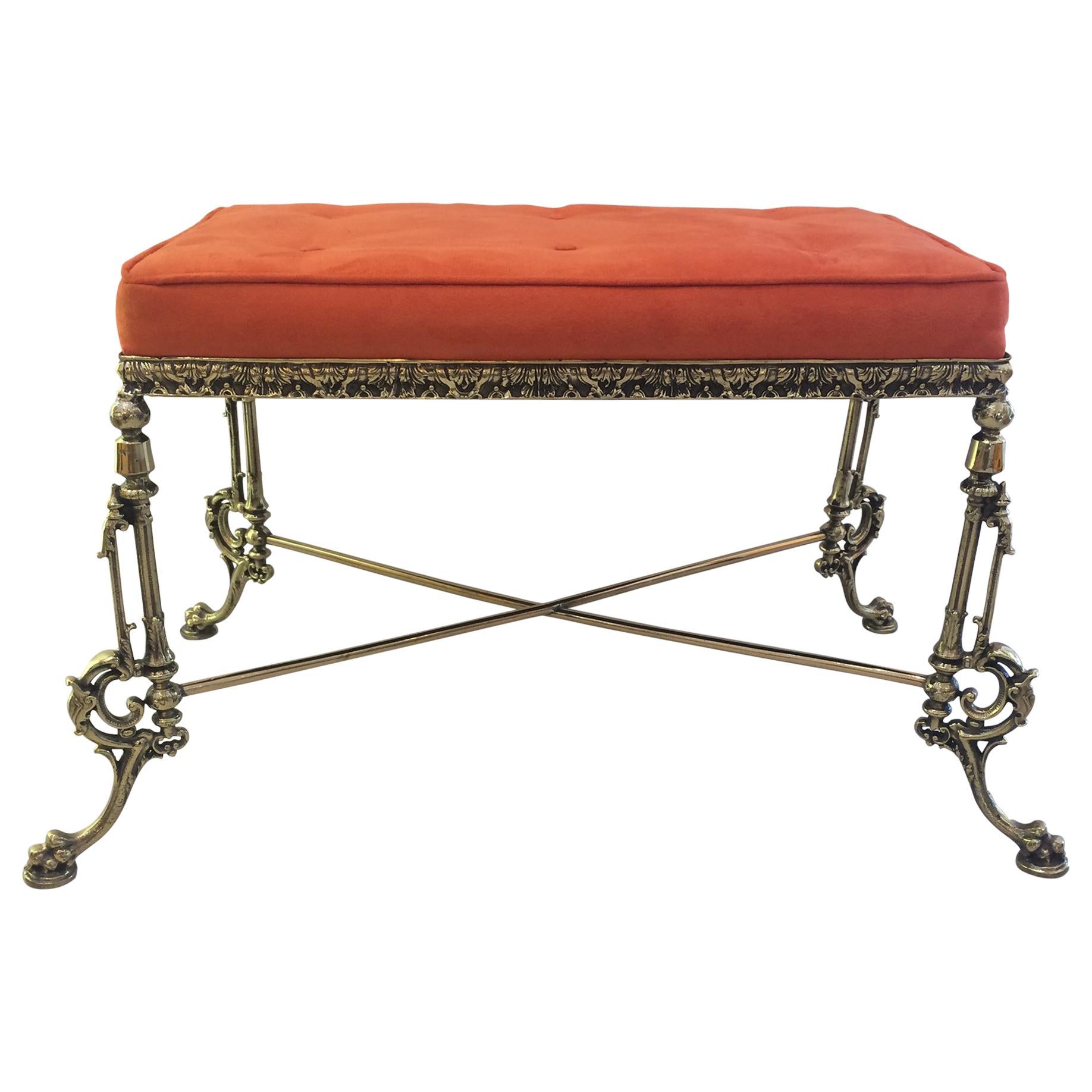 Upholstered Vanity Bench For Sale at 1stdibs