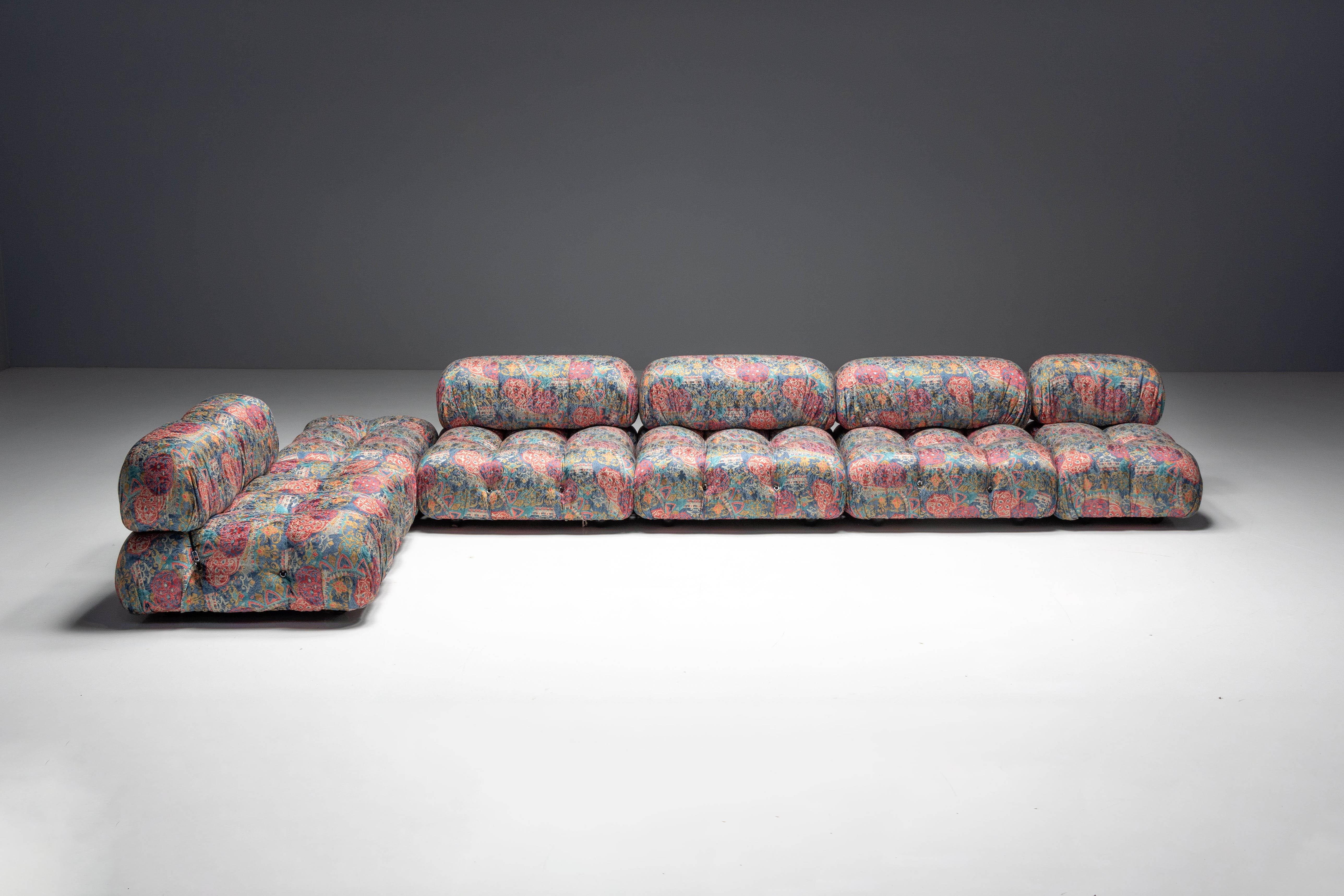 Mid-Century moderno Divano Camaleonda ornato di Mario Bellini per B&B Italia, Italia, anni '70 in vendita
