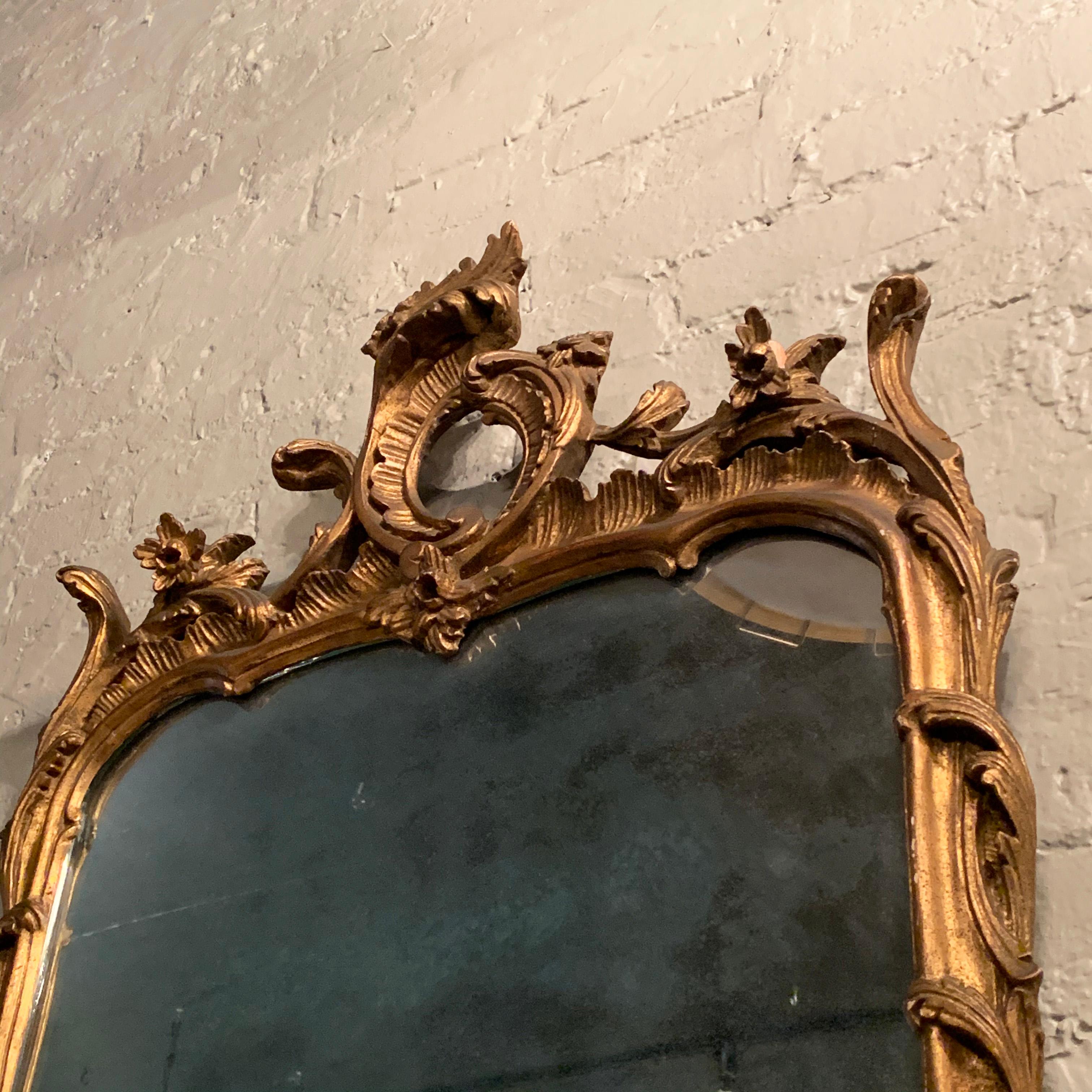 Ornate Carved Giltwood Mirror 2