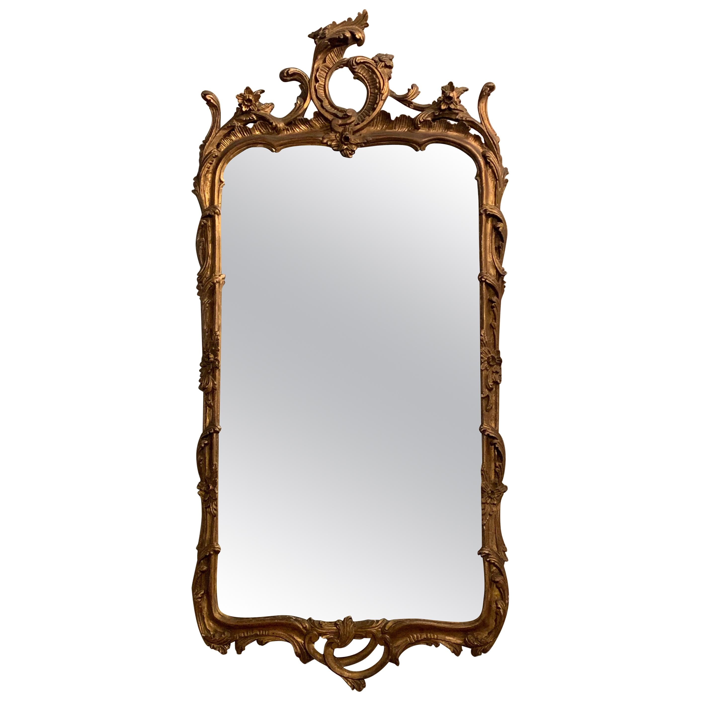 Ornate Carved Giltwood Mirror