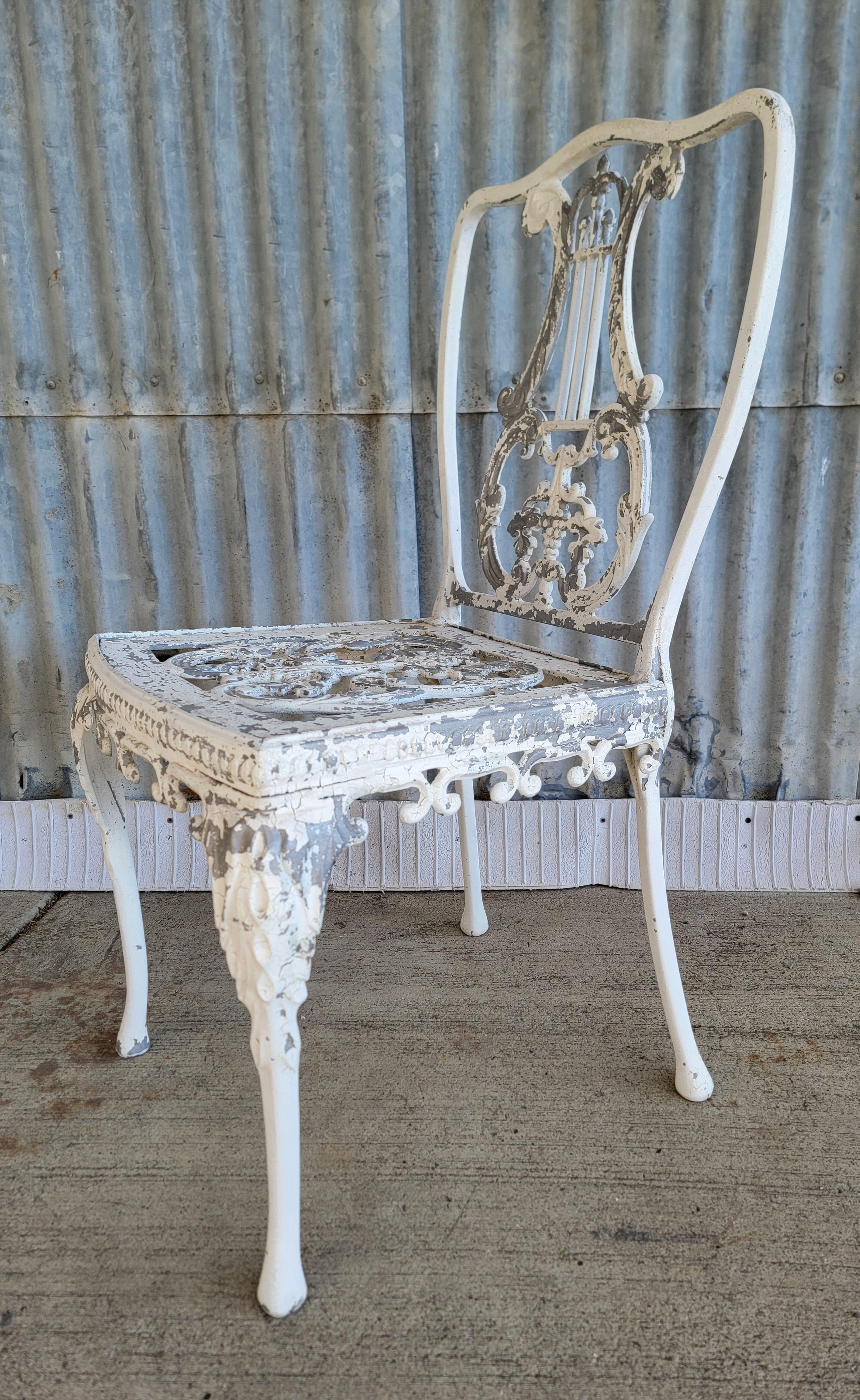 Ornate Cast Aluminium 5 Pieces Esstisch & Stühle Patio Set im Angebot 6