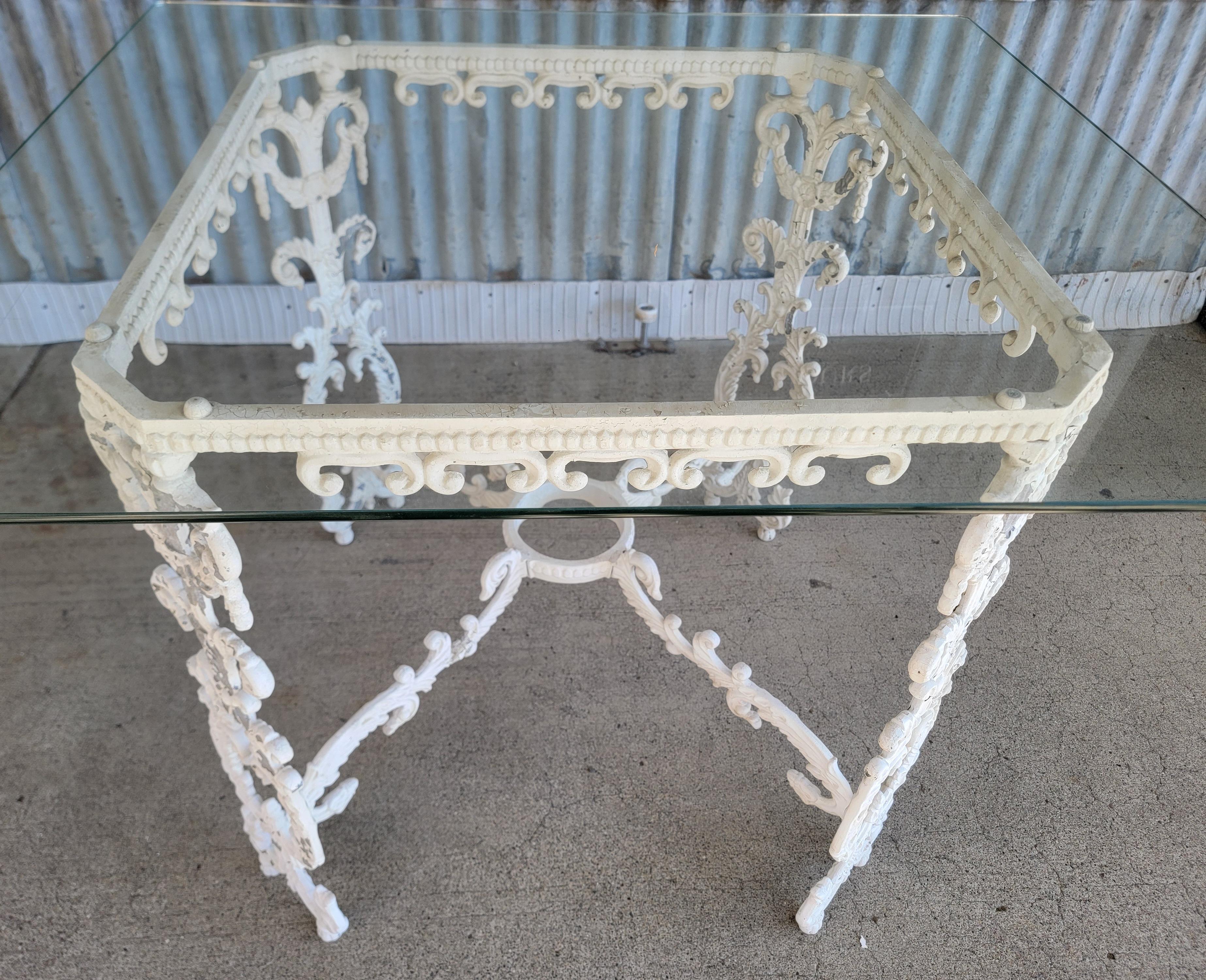 Ornate Cast Aluminium 5 Pieces Esstisch & Stühle Patio Set im Angebot 1