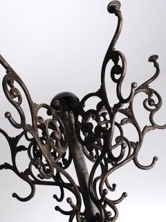 Ornate Cast Iron Coat Rack, Umbrella Stand