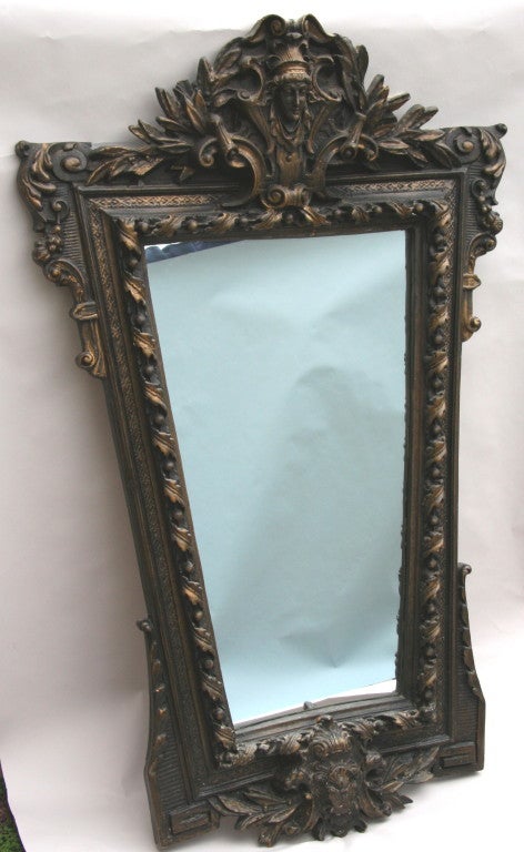 oversized ornate mirror