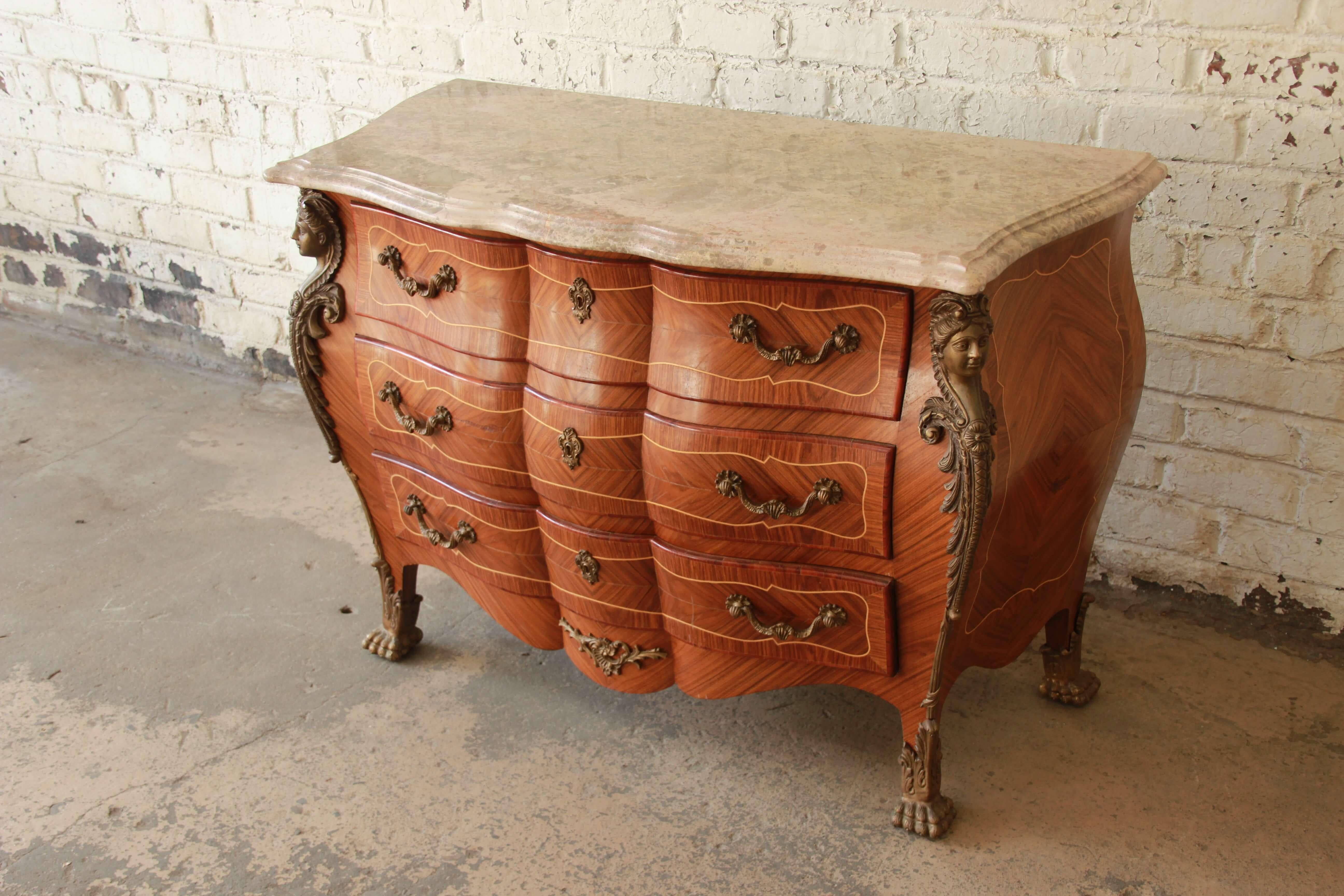 bombay chest marble top