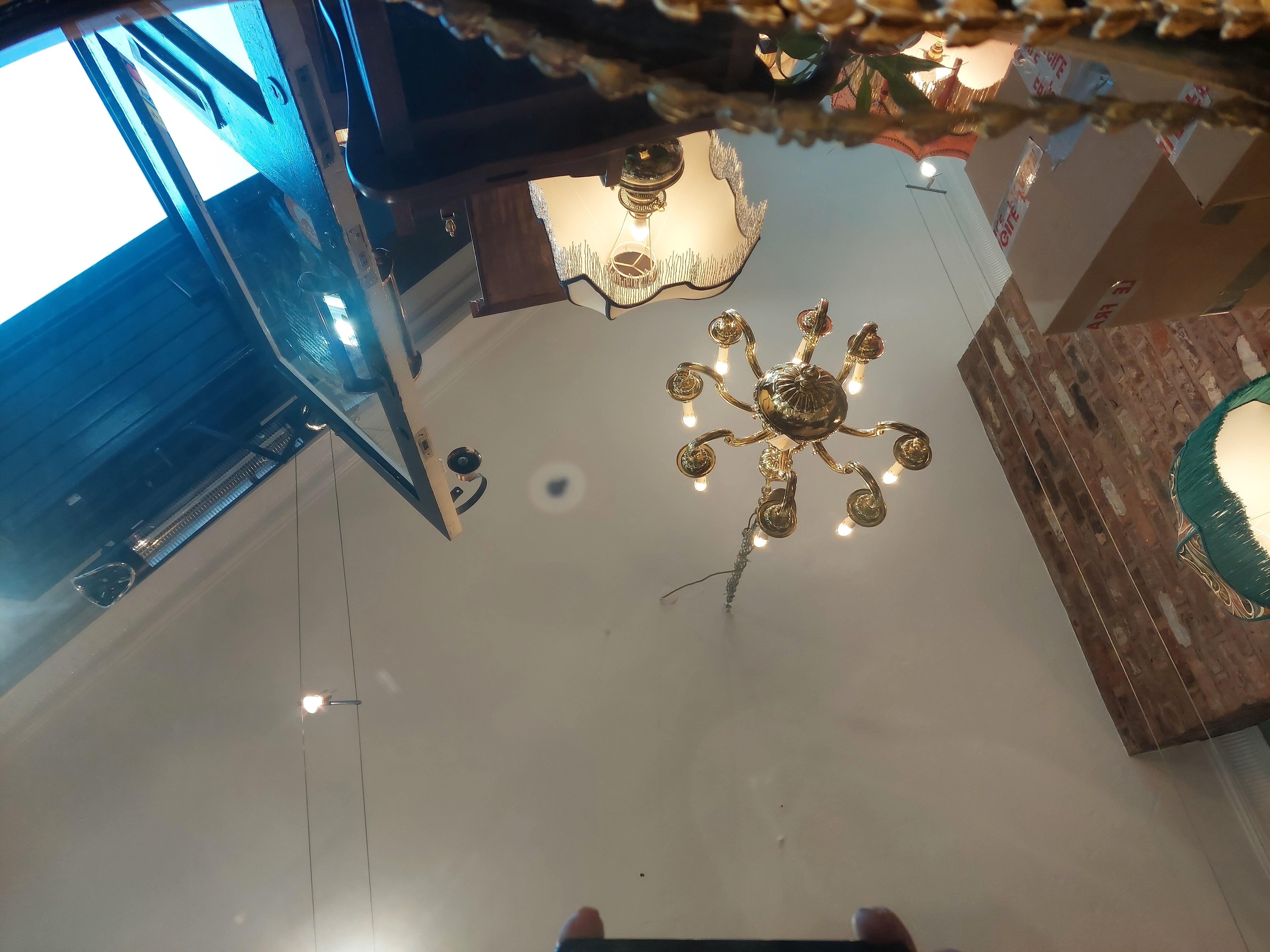 Miroir à trumeau orné et doré du 19e siècle en vente 1