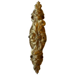 Ornate Gold-Plated Antique Door Knob