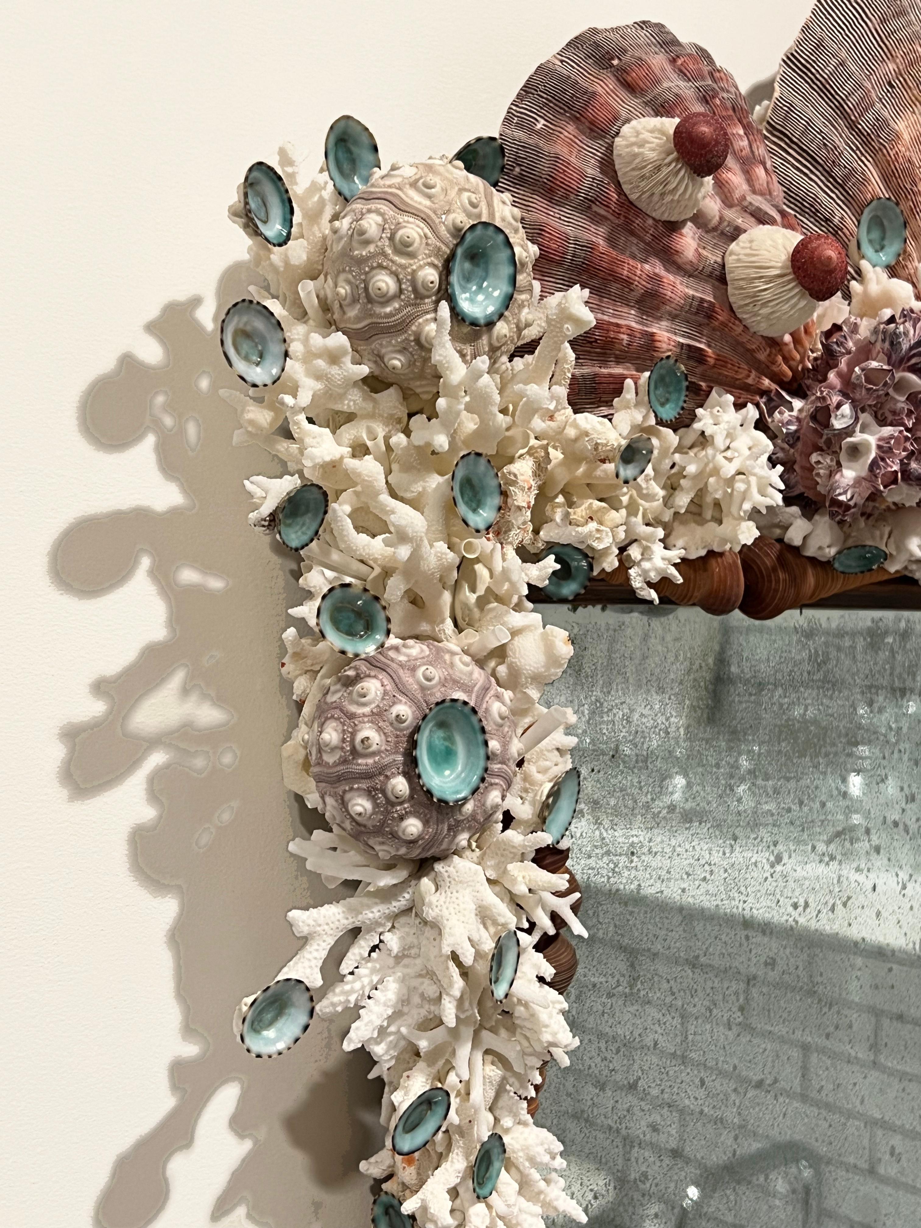 miroir coquillages