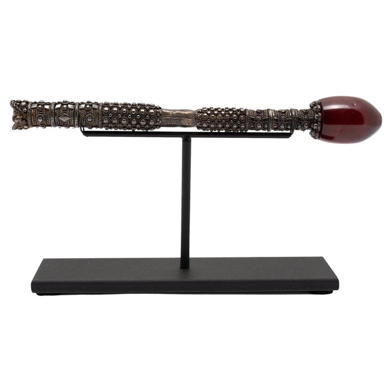 Ornate Hookah Pipe Mouthpiece on Mount at 1stDibs