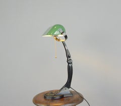 Ornate Hungarian Bankers Desk Lamp, circa 1920s