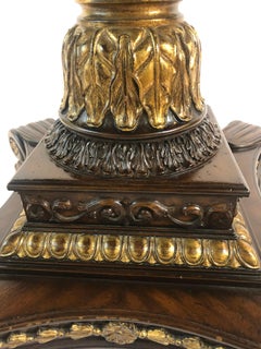 Ornate Inlaid Round Center Table with Gilt Decoration by Maitland Smith