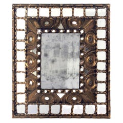 Ornate Italian Gilt Mirror 26.5"H x 23"W