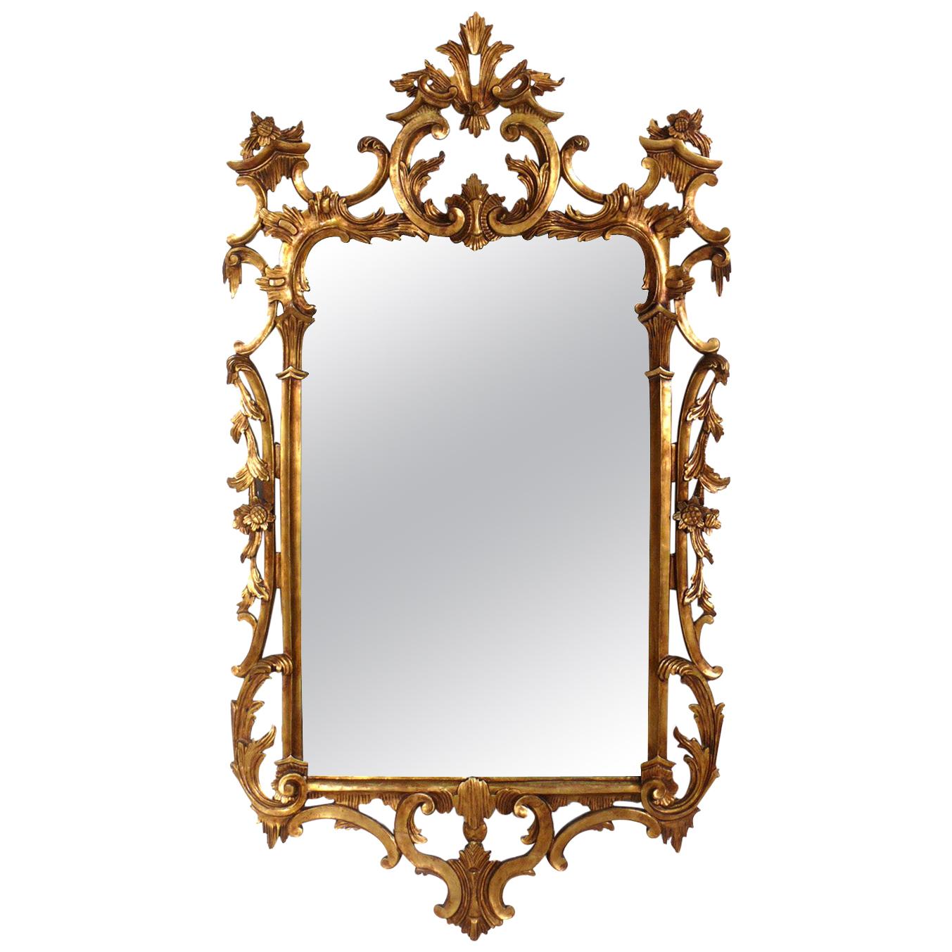 Ornate Italian Gilt Mirror