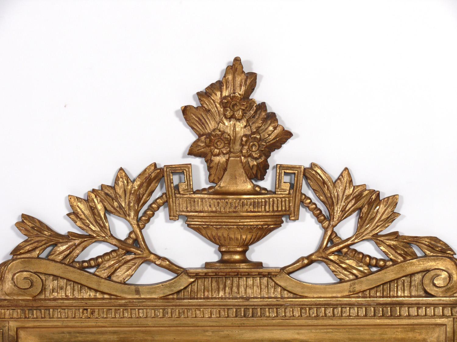 Mid-20th Century Ornate Italian Gilt Mirrors from The Carlyle Hotel NYC - Pair Available For Sale