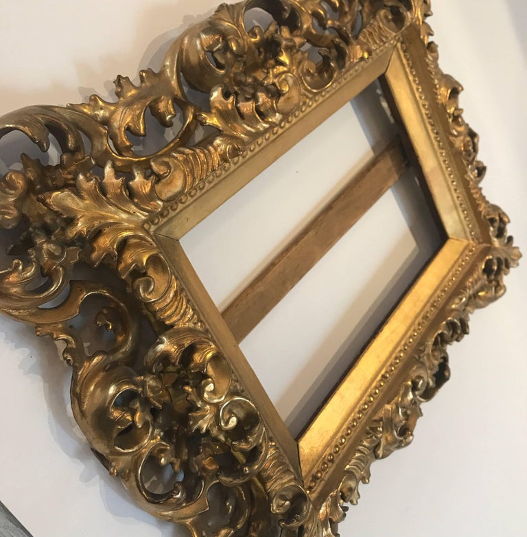 Ornate Italian Giltwood Frame For Sale at 1stDibs