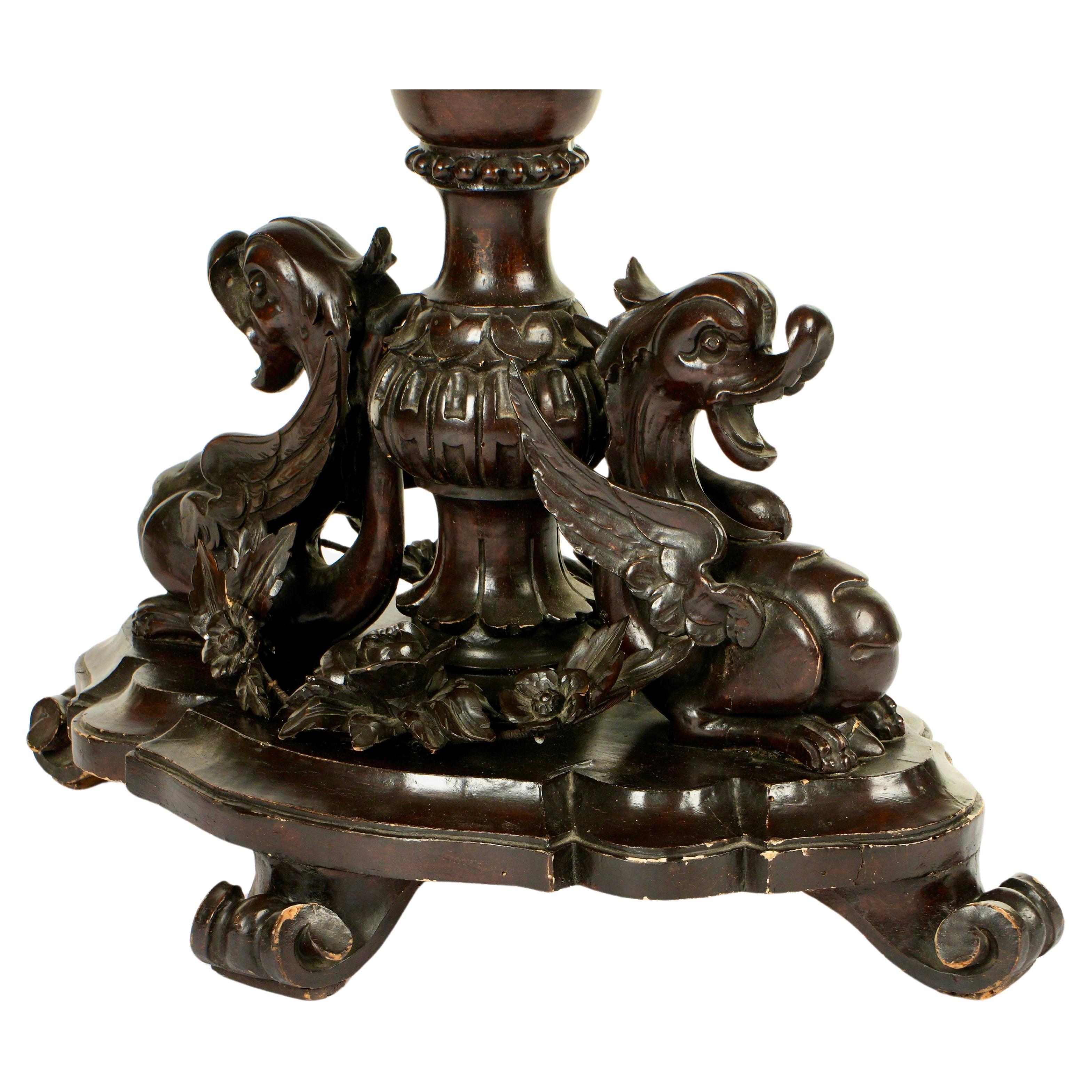 Mesa de juego ornamentada con tapa de mármol italiano Pietra DURA Mármol en venta