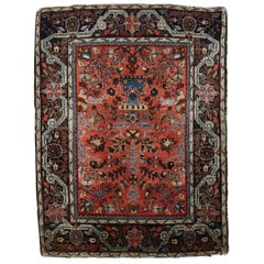 Ornate Jozan Persian Sarouk Rug